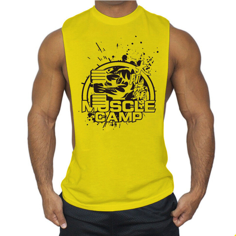 Sports Leisure Printing Quick-drying Breathable Vest Trendy Fitness Vest