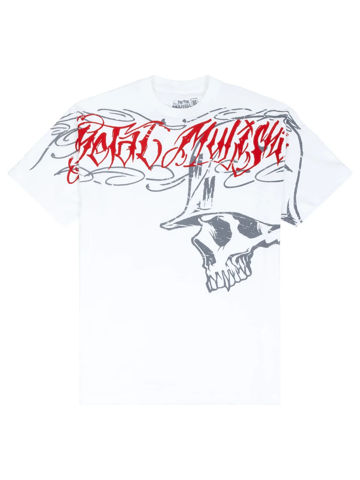 Metal Mulisha Men’s Robber Short Sleeve Graphic T-shirt Skull Helmet MX Logo Tee