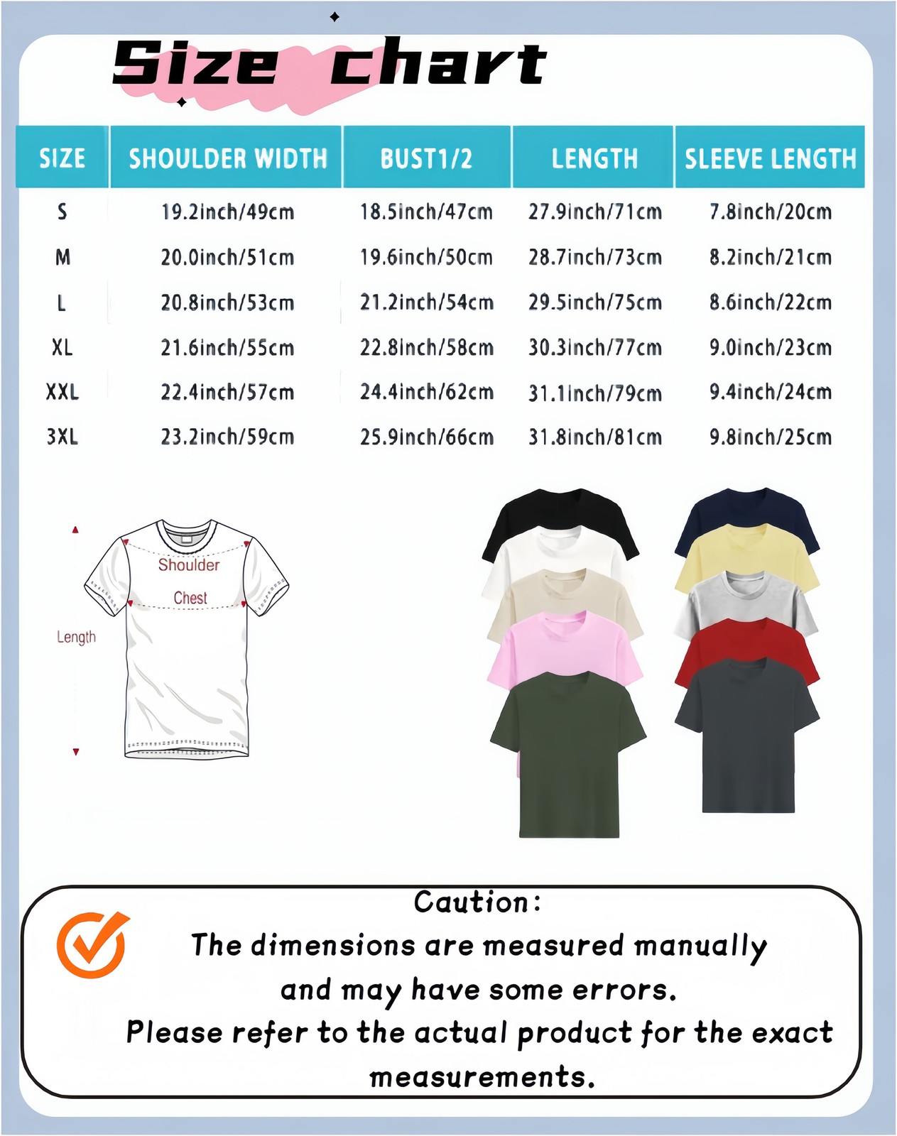 Personalized T-shirts, customizable with your text,photos or logo made of cotton