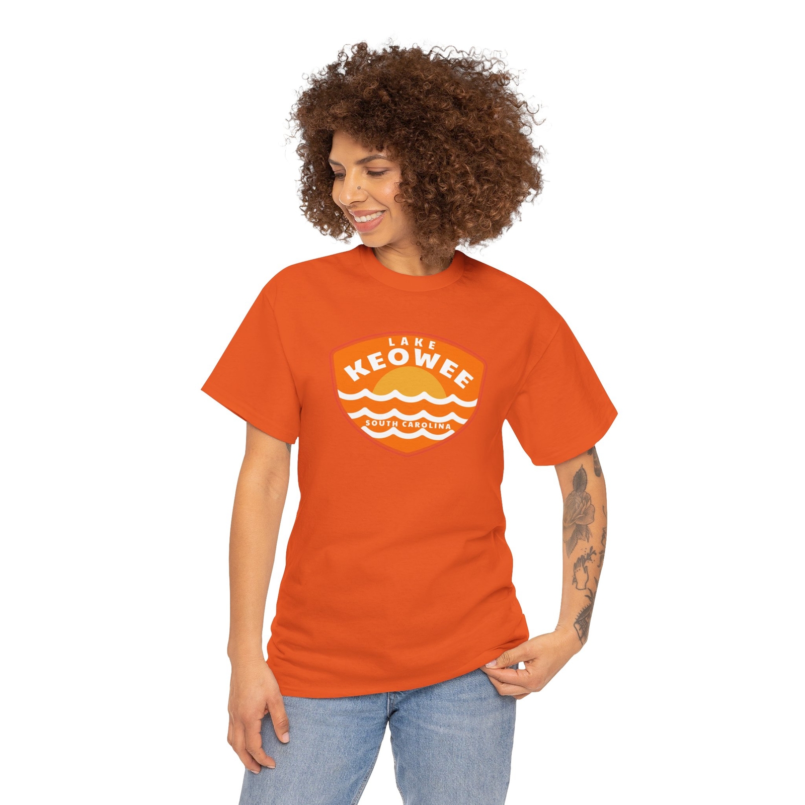 Lake Keowee, South Carolina – Unisex Heavy Cotton Tee