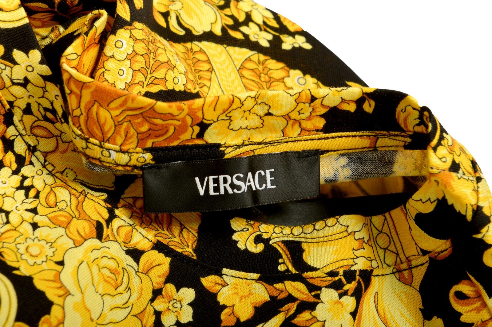 Versace Men’s Barocco Print Crewneck Organic Cotton T-Shirt US 2XL IT 56
