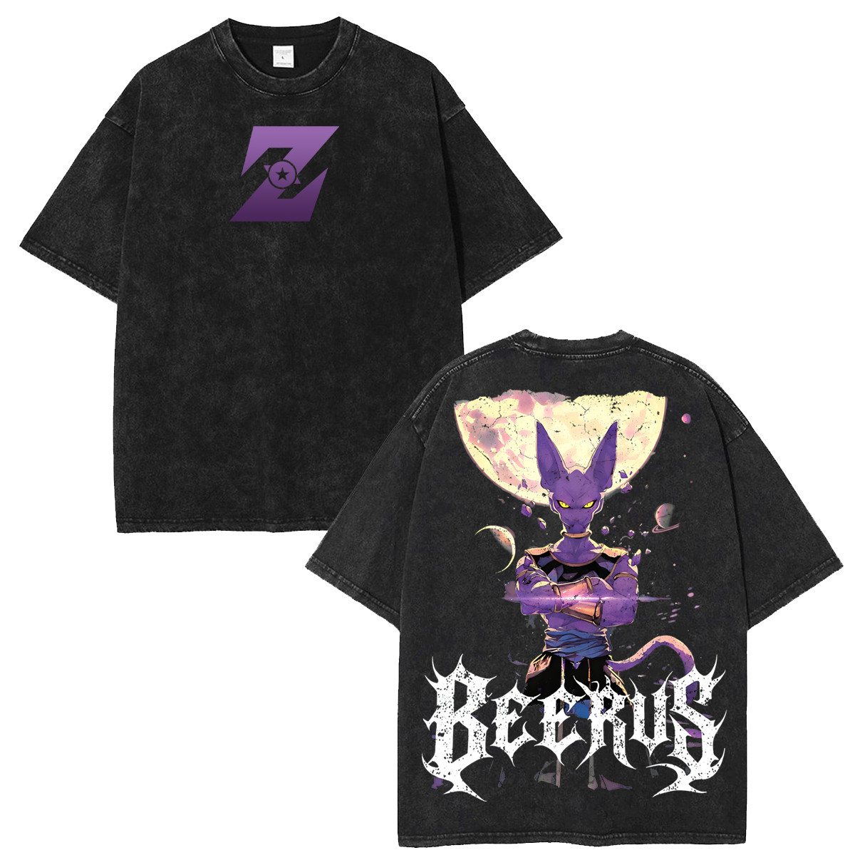 Retro Beerus Drag0n Ball Z Graphic Fans And Lovers Streetwear Tshirt