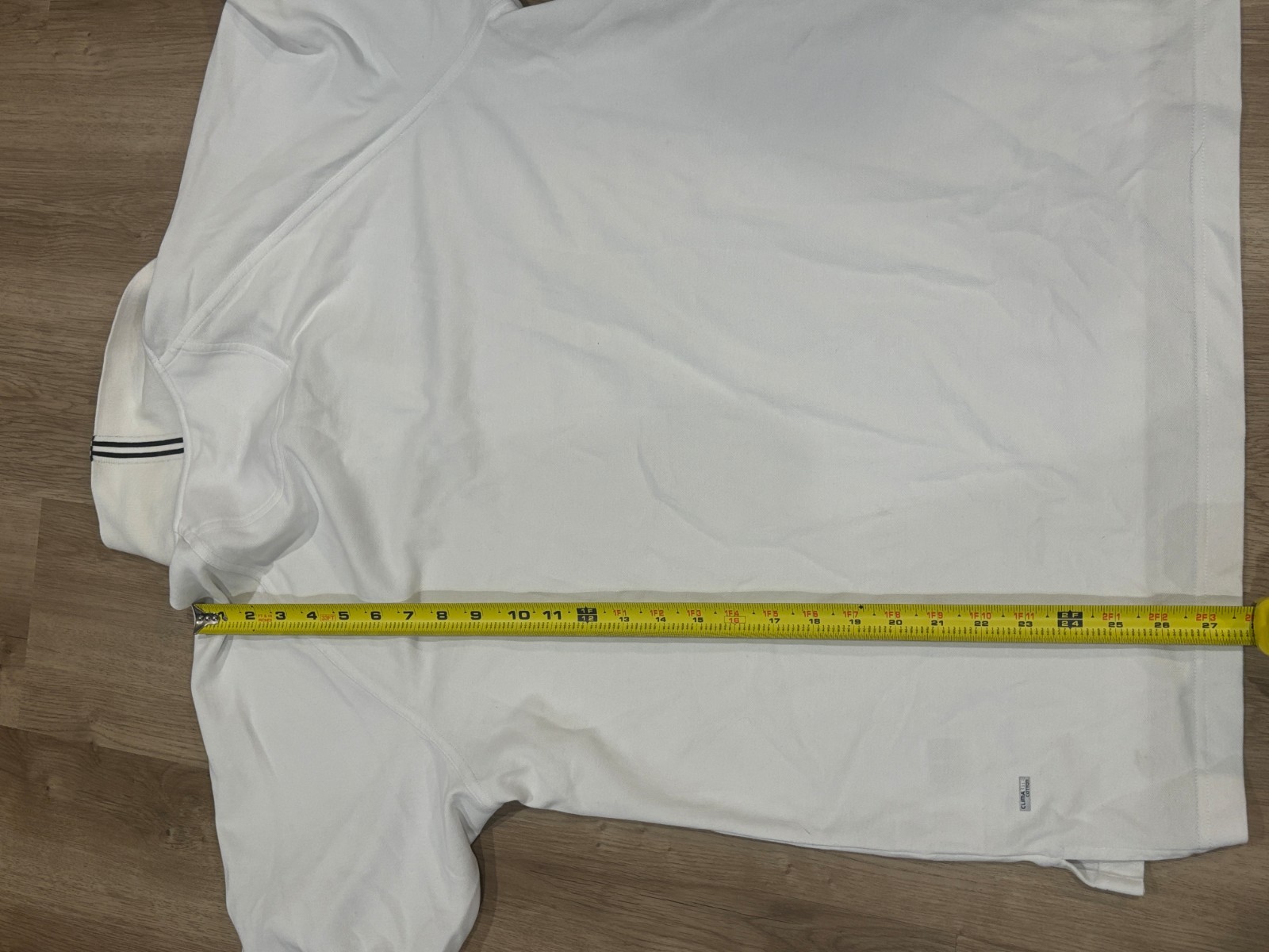 Adidas Climalite Golf Polo Shirt Mens Medium White Short Sleeve Sz M Collared