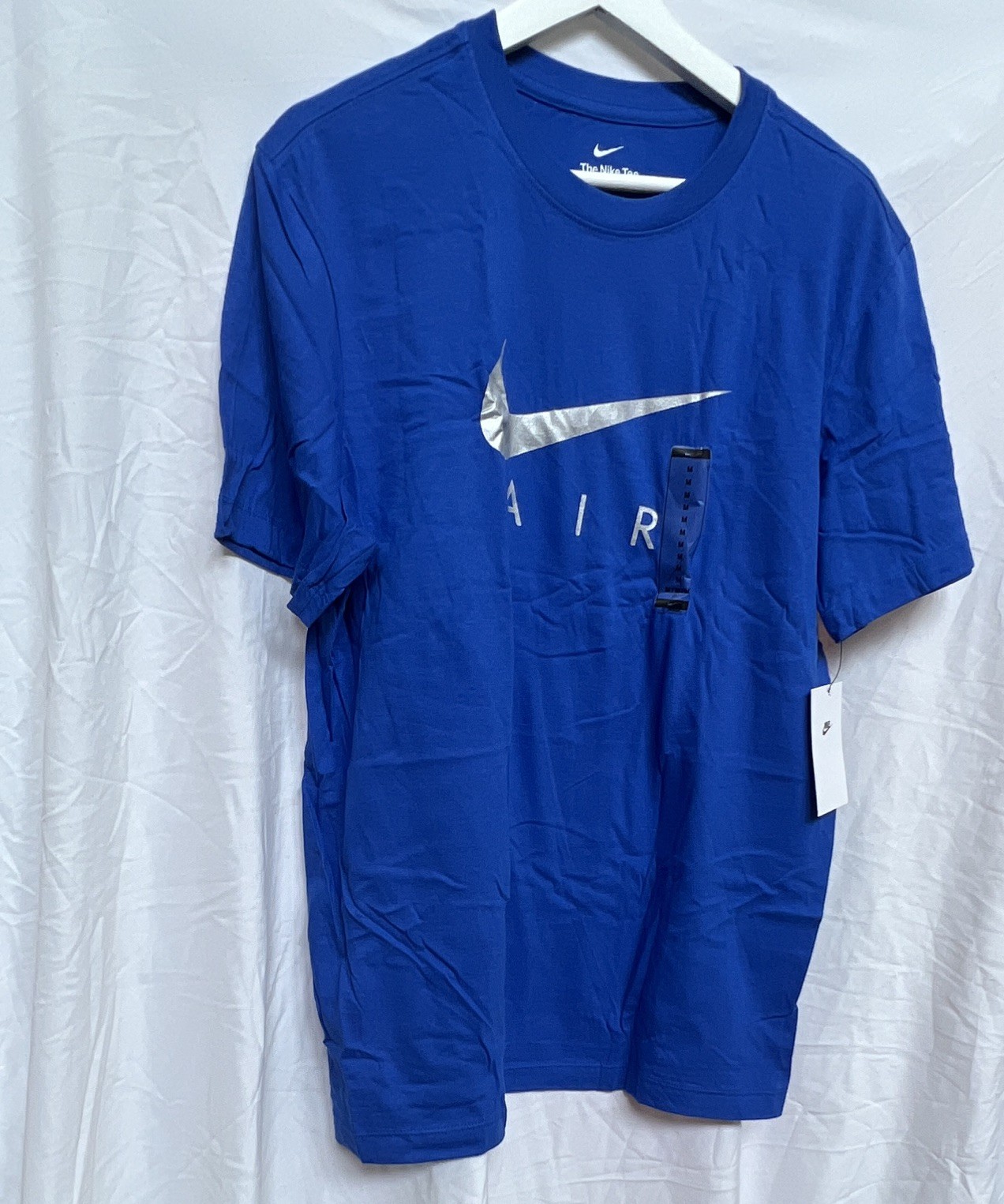 Nike Men’s Sz M Sportswear Air Blue T Shirt BV0626-480 New W tag