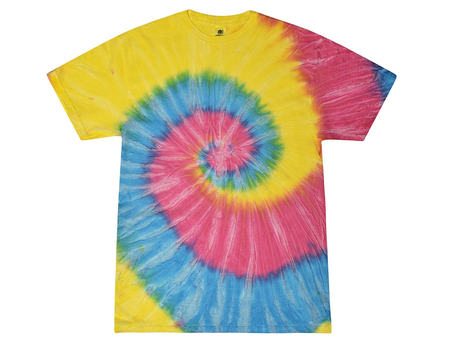 Multi-Color Tie Dye T-Shirts Kids & Adult 100% Pre-Shrunk Cotton Colortone