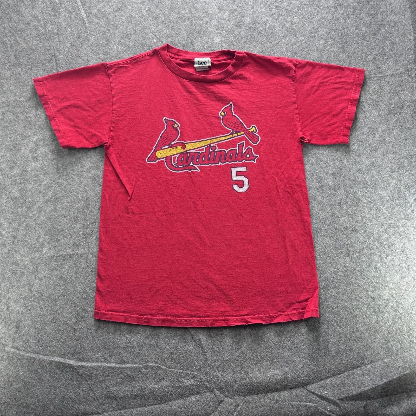 Lee Sport Shirt Mens M Red St Louis Cardinals Baseball Graphic Tee Logo