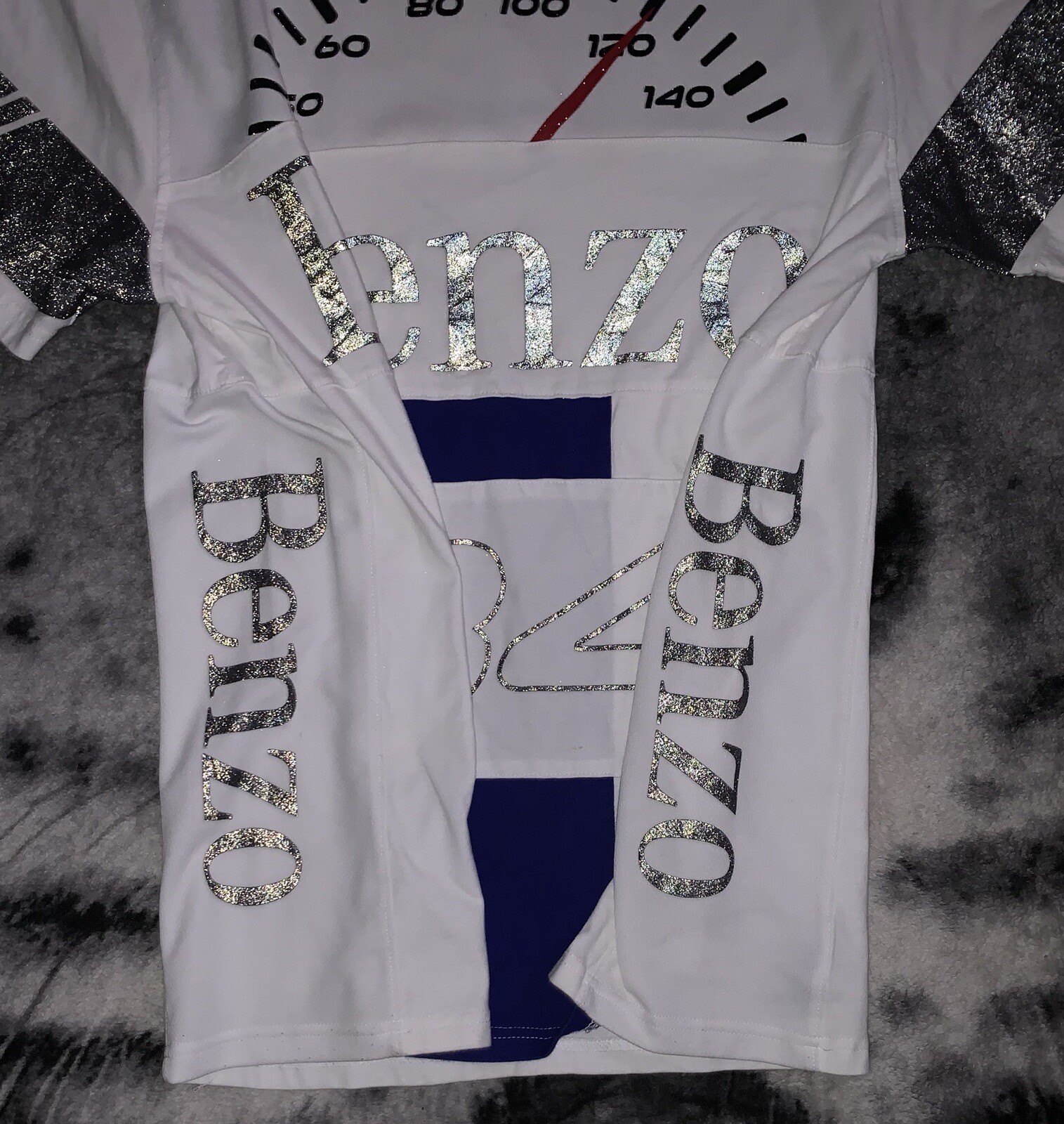 Rare Hudson mercedes benz 1984 Benzo Reflective Shirt Sz Xl