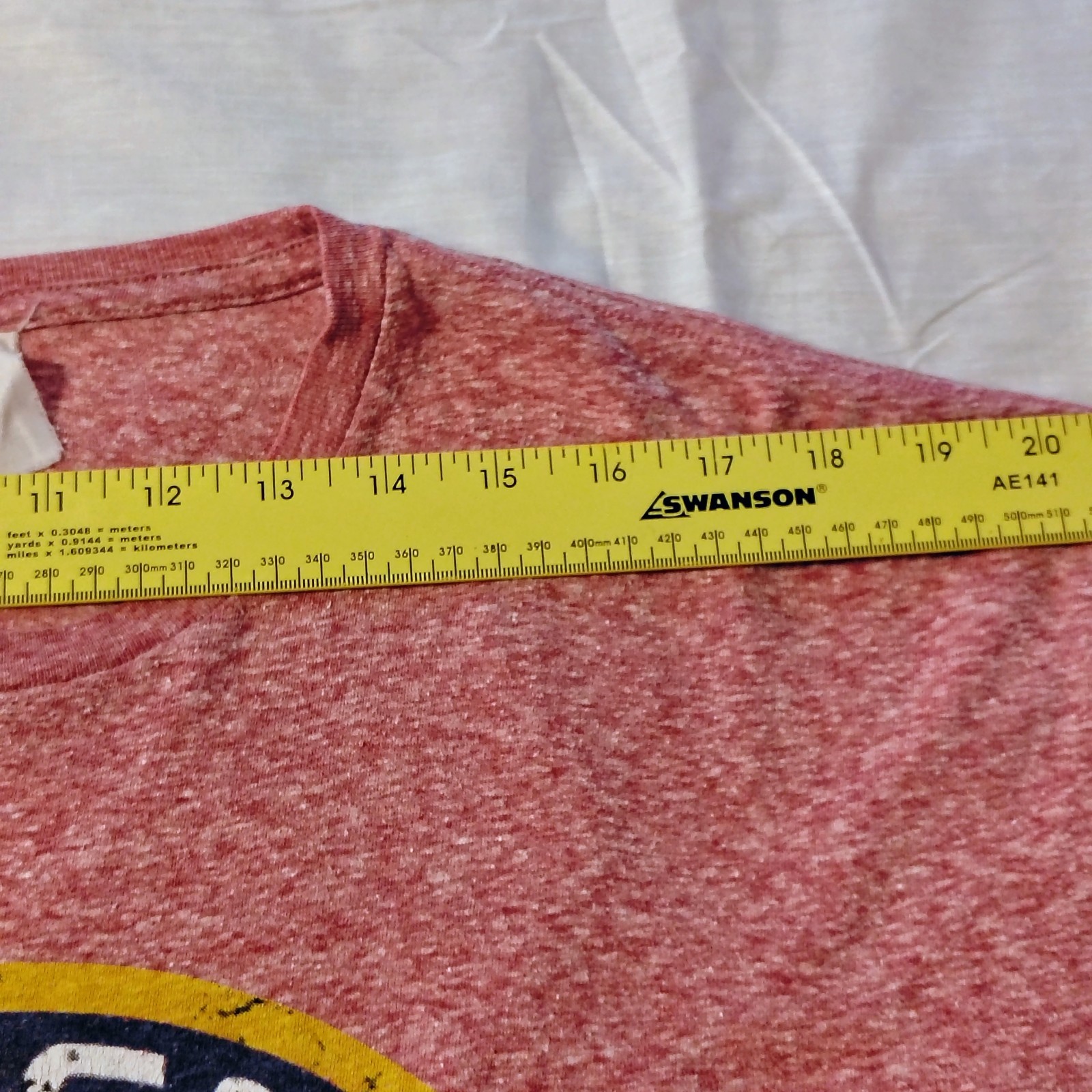 NASA Shuttle Graphic T Shirt Unisex XL Space Retro Style Red Heather