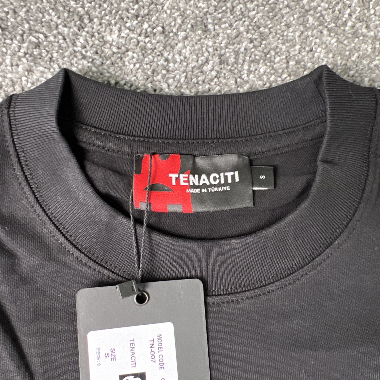 Tenaciti Studios Black SKULL tee Streetwear Shirt MENS SMALL $120MSRP