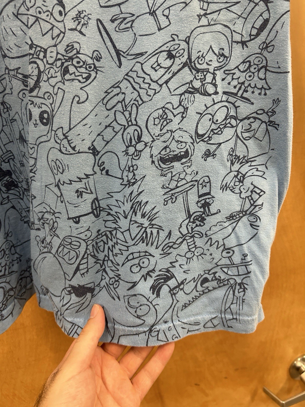 VTG Cartoon Network Foster’s Home for Imaginary Friends AOP T-Shirt Mens Medium
