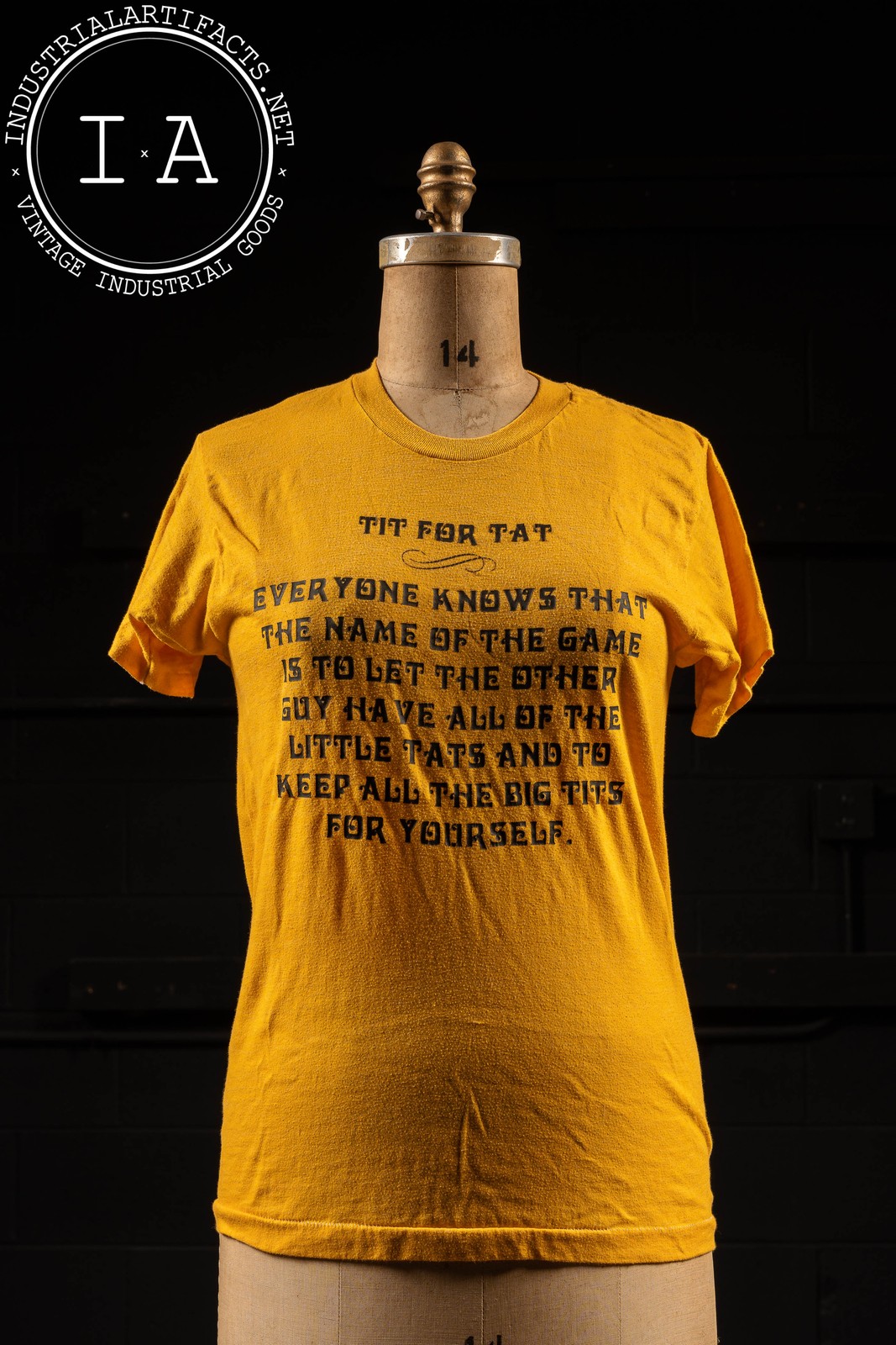 Vintage “Tit for Tat” Graphic T-Shirt
