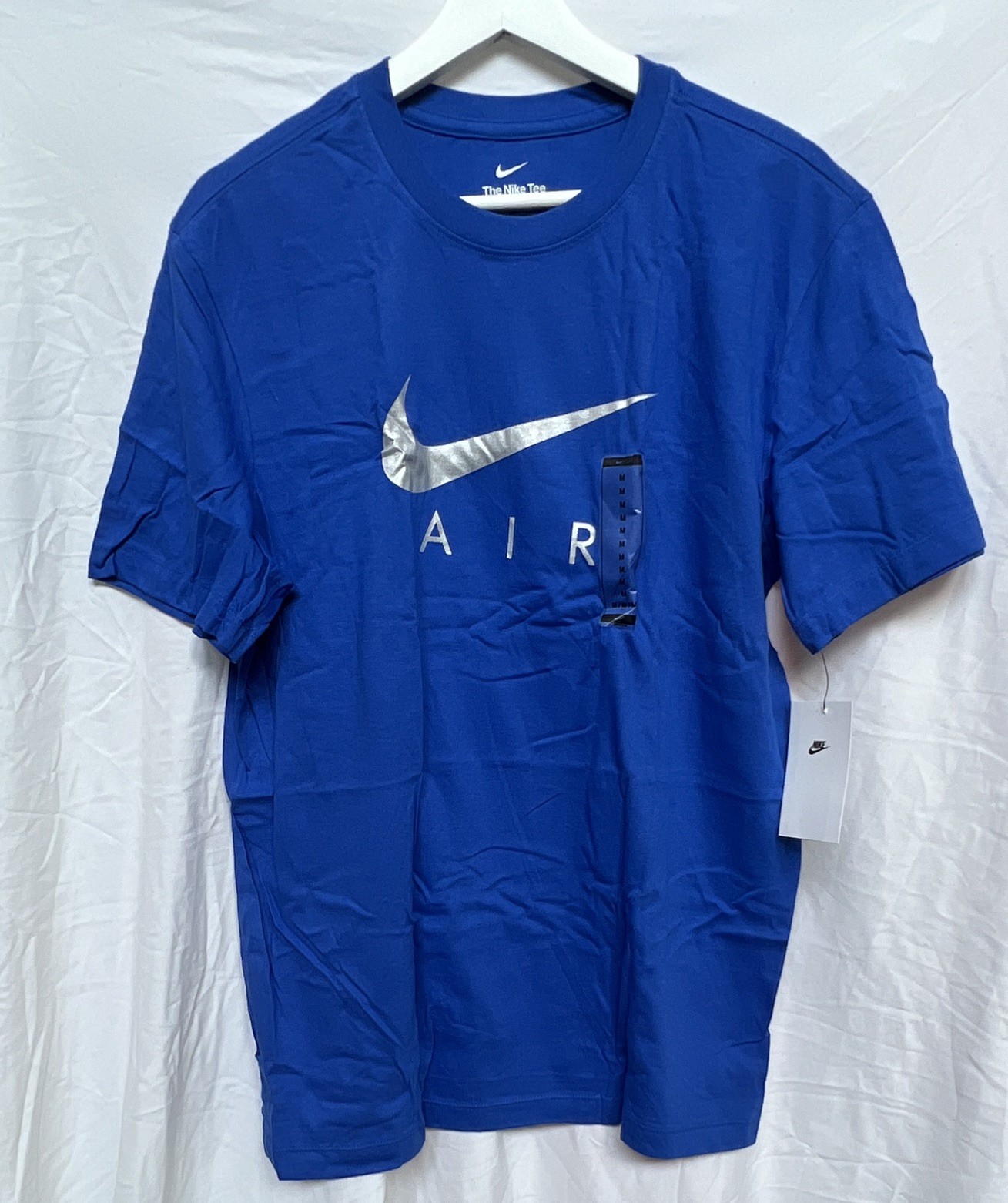 Nike Men’s Sz M Sportswear Air Blue T Shirt BV0626-480 New W tag