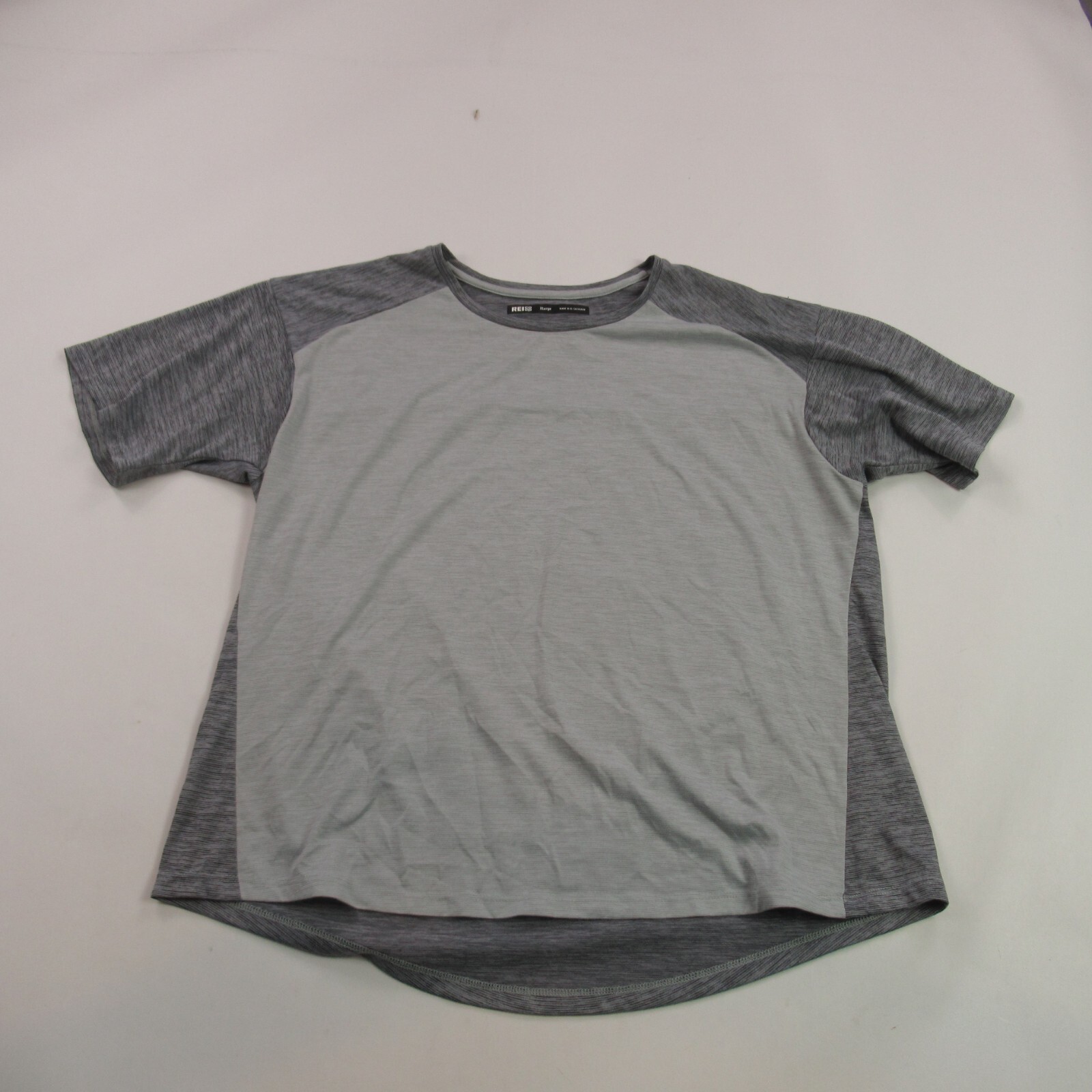 REI Shirt Mens XL Short Sleeve Crew Neck Outdoors Lightweight Stretch Gym