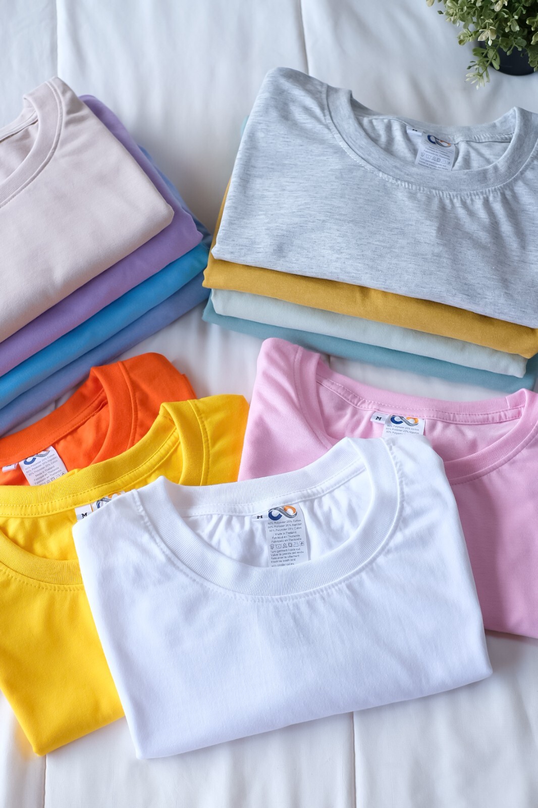 80/20 Polyester Adult Crew Neck Short Sleeves T-Shirt, Colored Sublimation Shirt