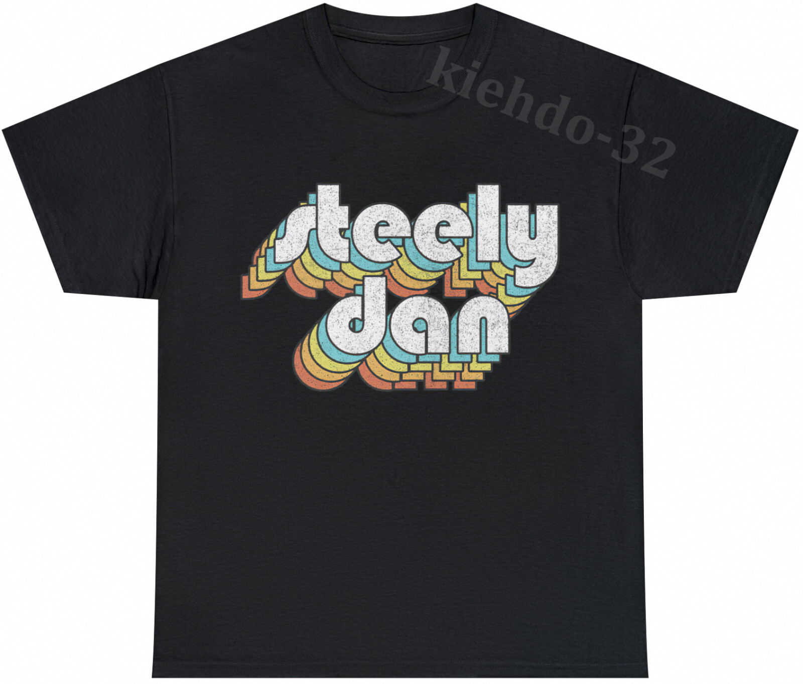 Steely Dan 80s Retro Typography Vintage Music Fan S-5XL Tee Men Women Unisex