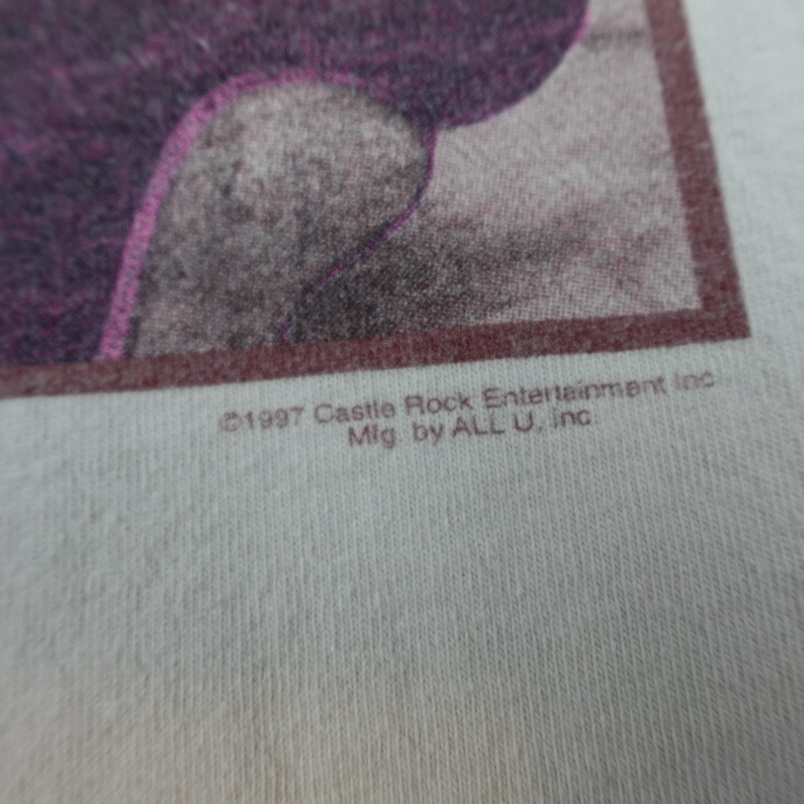 Vintage Seinfeld George Costanza Shirt Mens Large Beige Graphic Tee 1997 USA