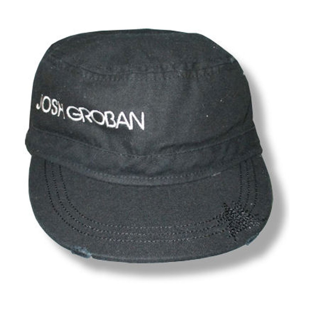 Men’s Josh Groban Logo Cadet Cap Adjustable Black