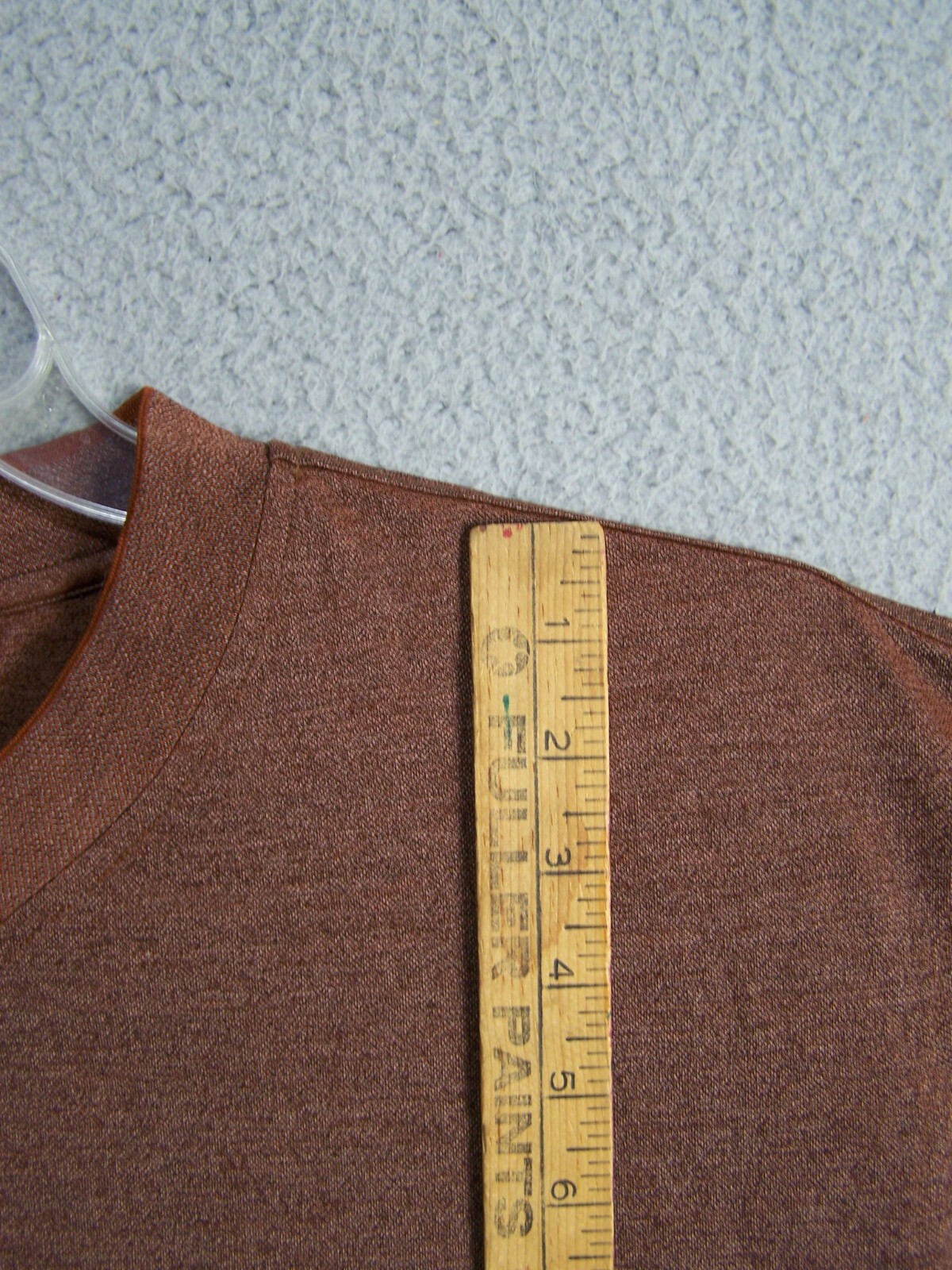 LOUIS LONG Shirt Adult XXL 2XL 54 Brown Italian Brand Classic Designer Italy Men
