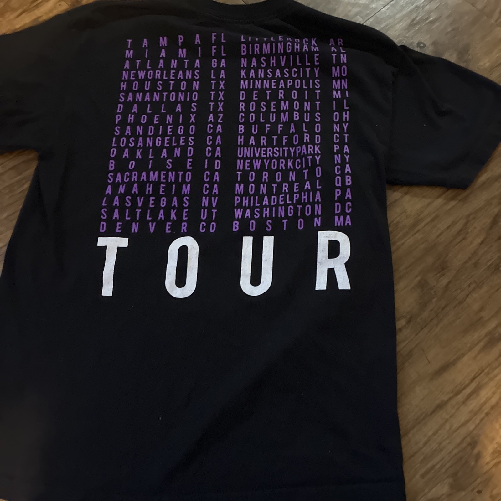 Dreamville Men’s Black J Cole KOD Official Tour T Shirt Size Medium Concert