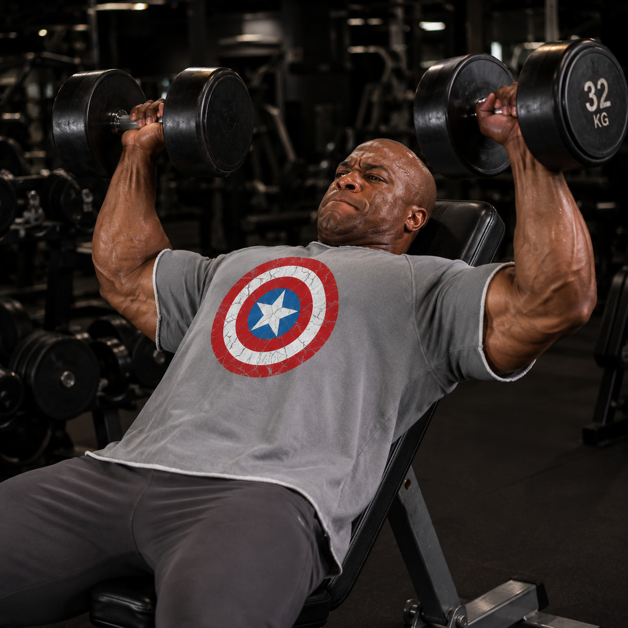 Men T-shirts Fitness Bodybuilding Cotton Shirt Oversized Rag Gym Sport Muscle