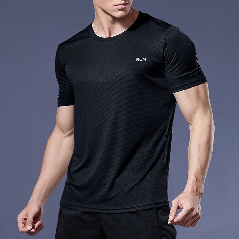 Men’s Quick Dry Sports T-Shirt – Running, Soccer Jersey, Gym Fitness Compression