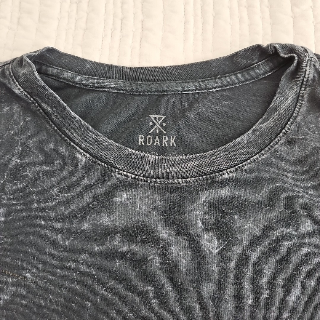 Roark Open Roads Open Minds Premium Tee Men’s M Medium Black Dyed EUC