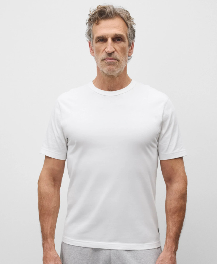 Reigning Champ Lightweight Jersey Standard T-Shirt XL White Short Sleeve