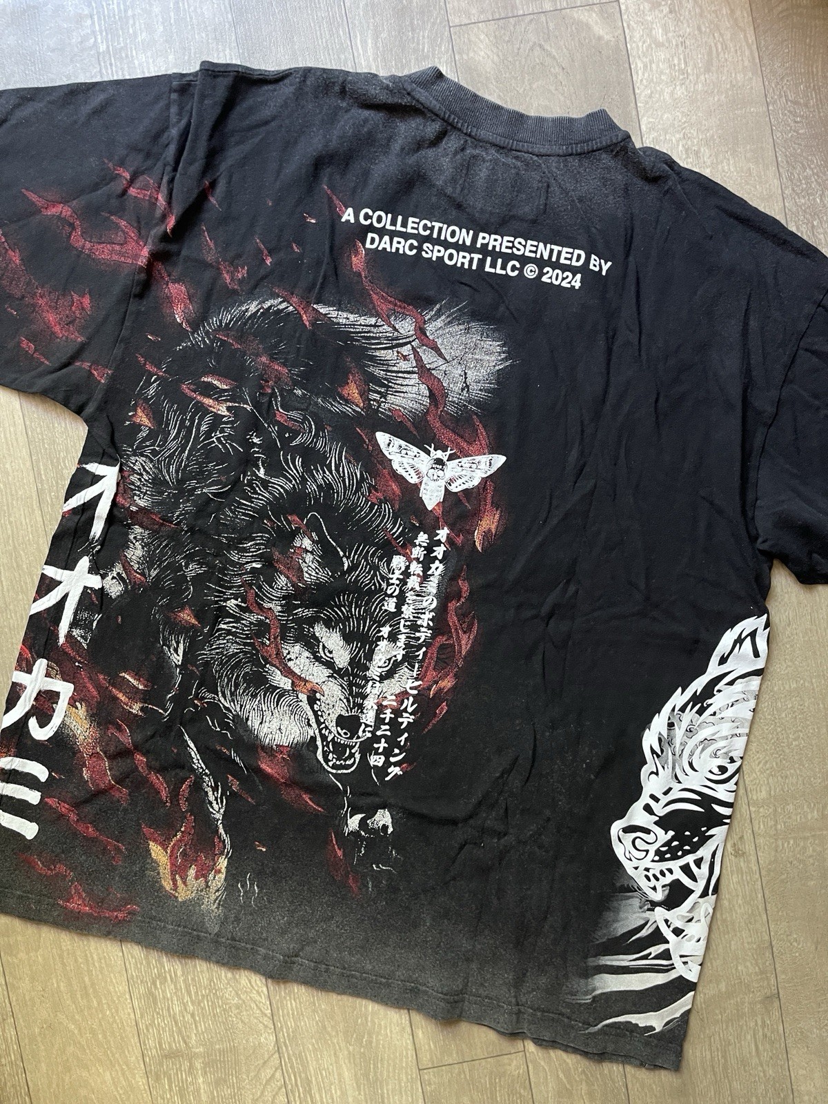 Darc Sport Bushido Wolf Shirt From Side By Side