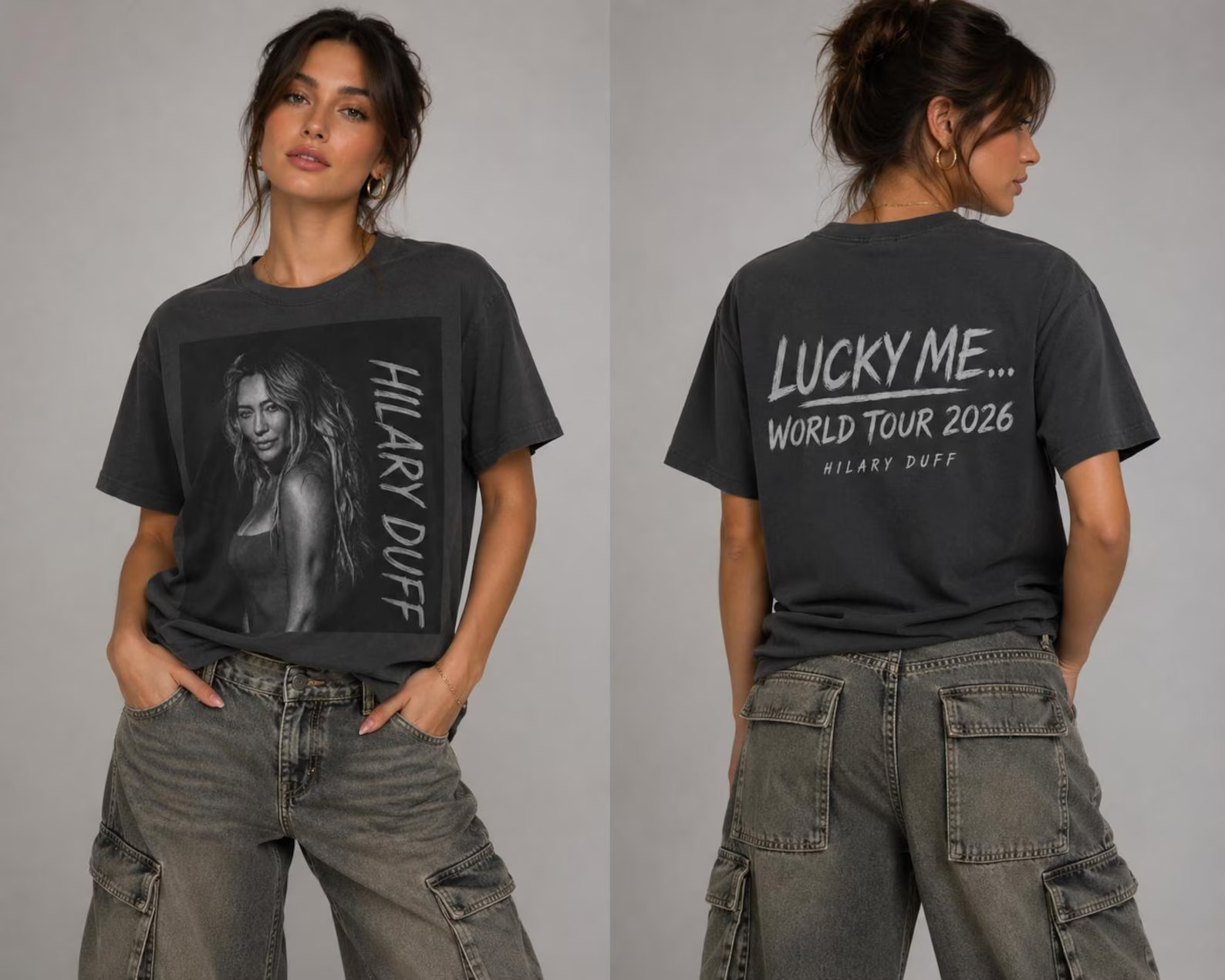 Hilary Duff Lucky Me World Tour 2026 T-Shirt