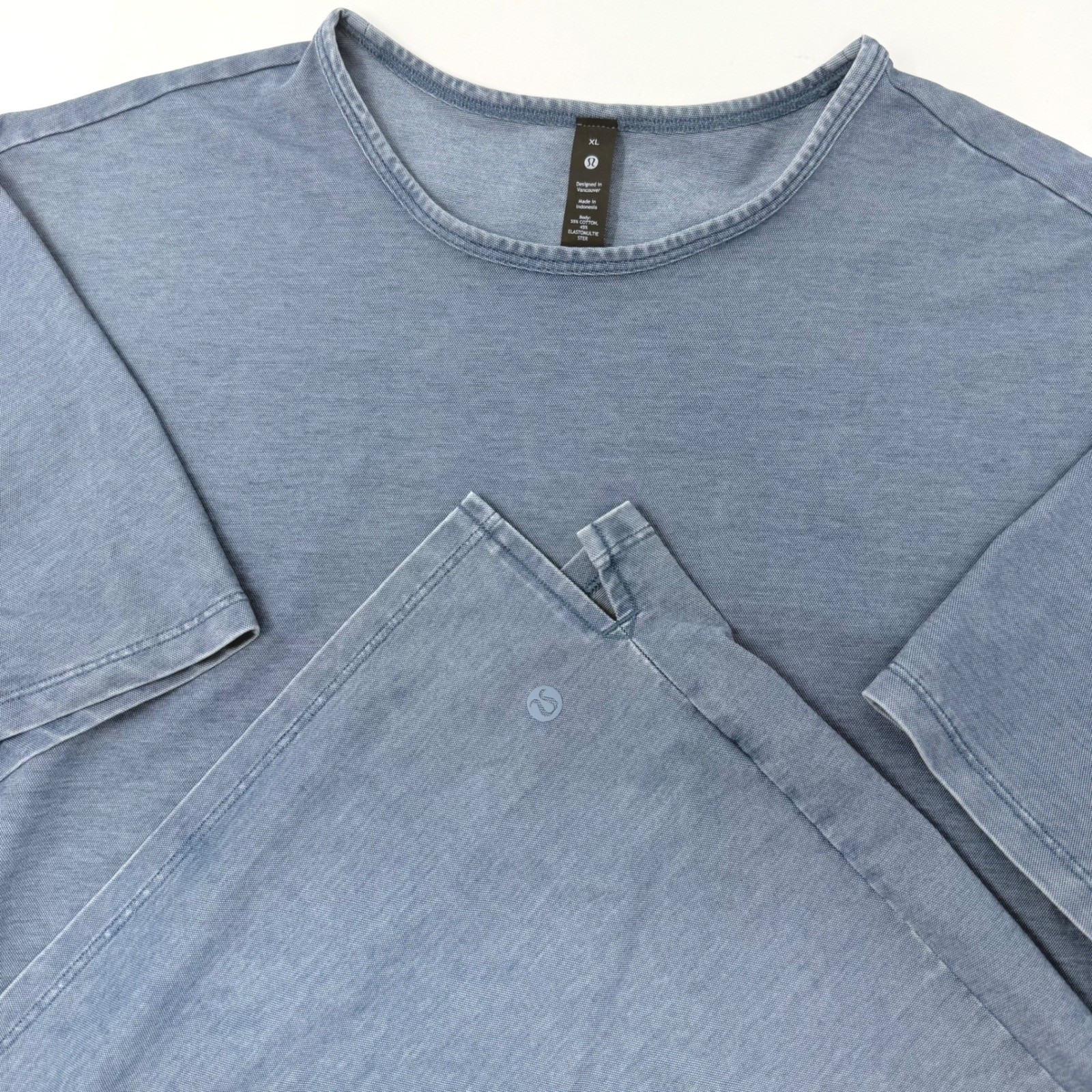 Lululemon Fundamental T-Shirt Mens XL Mineral Blue Short Sleeve Tee LM3DGQS
