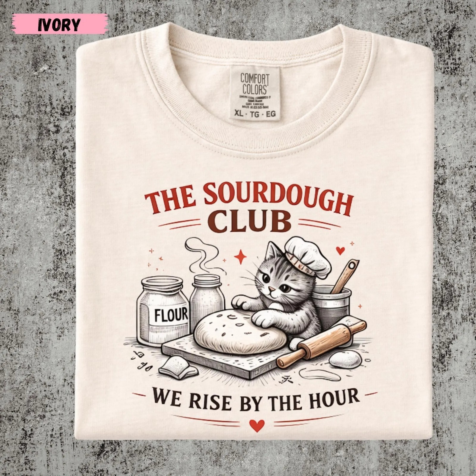 Comfort Colors Cat Lover Tee, Biscuit and Sourdough Unisex T- Shirt
