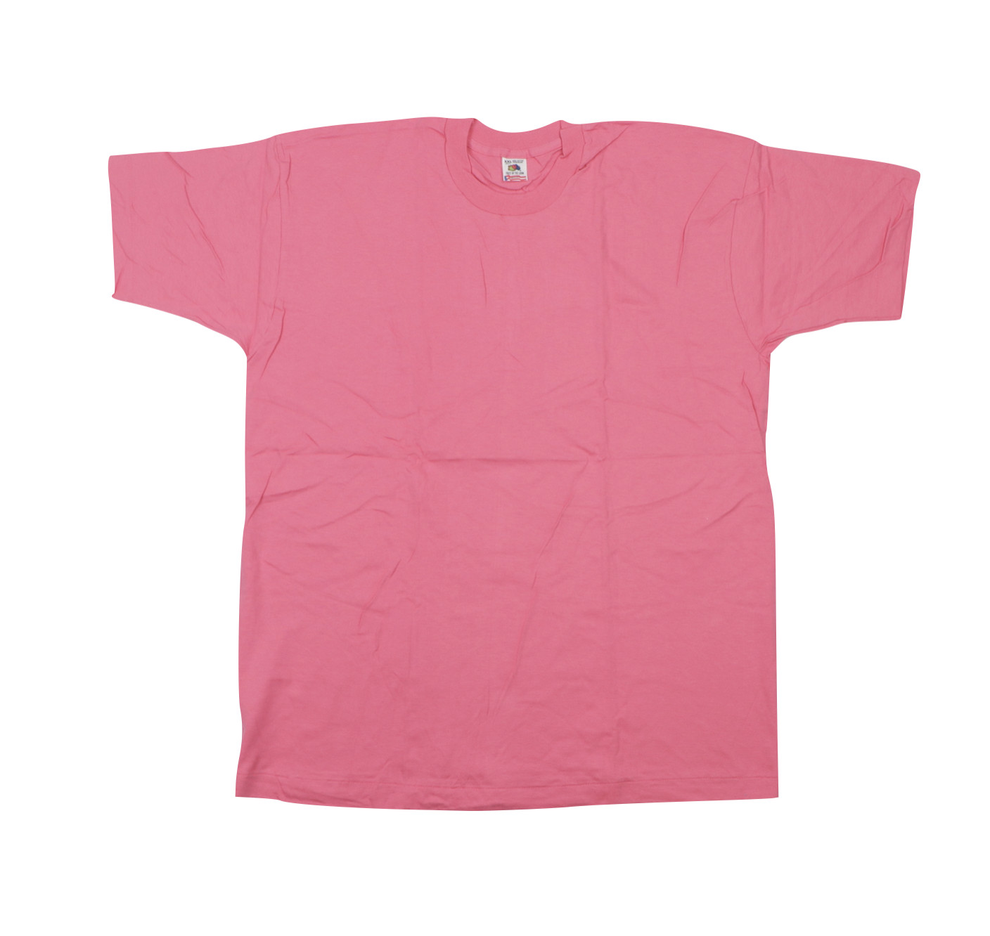 Deadstock Vtg 90s Streetwear Mens 2XL Blank Short Sleeve T-Shirt Pink USA Cotton