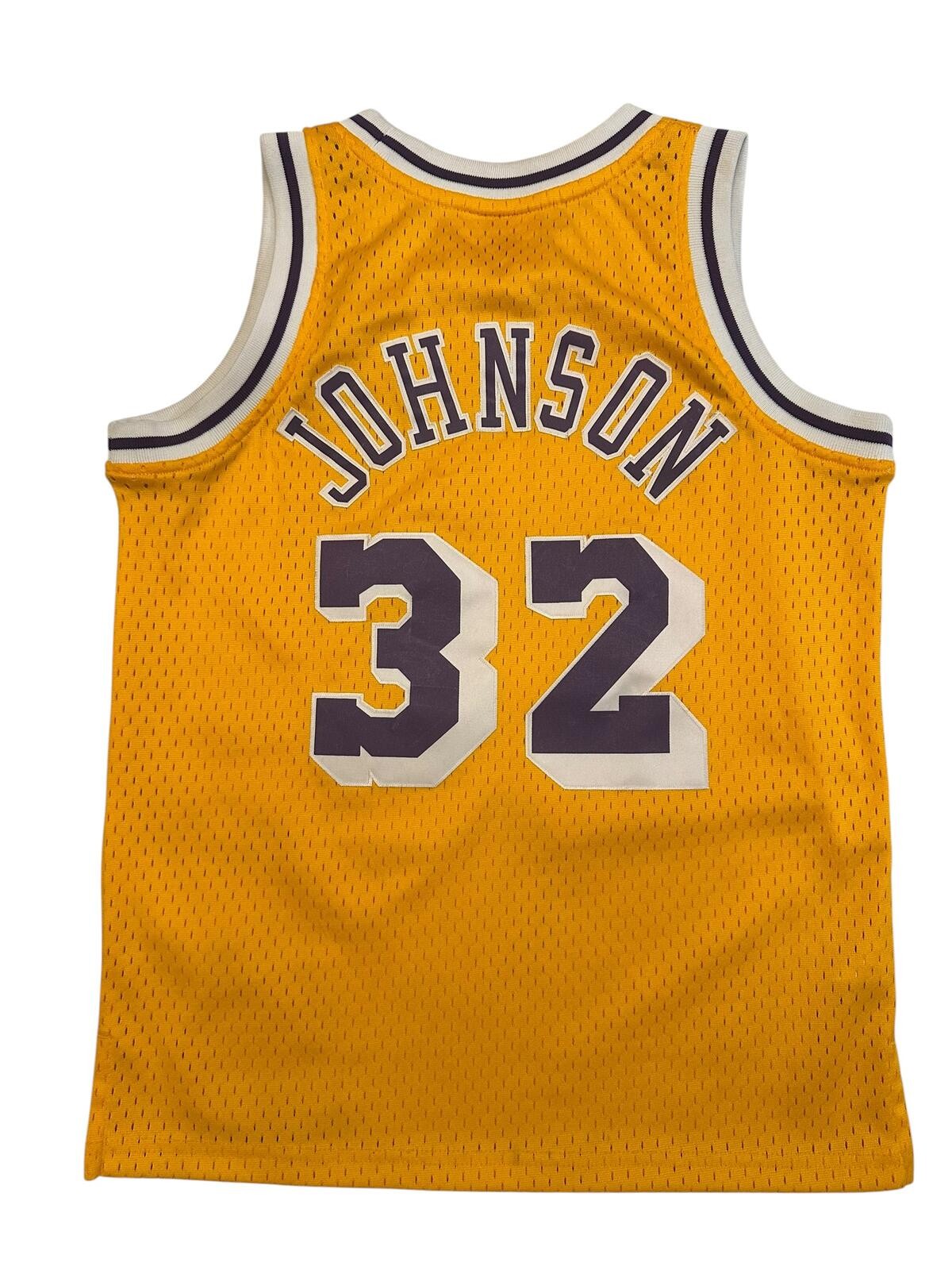 Mitchell & Ness Magic Johnson #32 Lakers Hardwood Classics Jersey Youth Medium