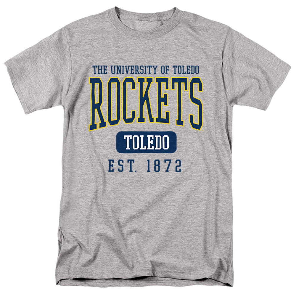 University of Toledo Adult T-Shirt Founded Date, Athletic Heather, S-5XL