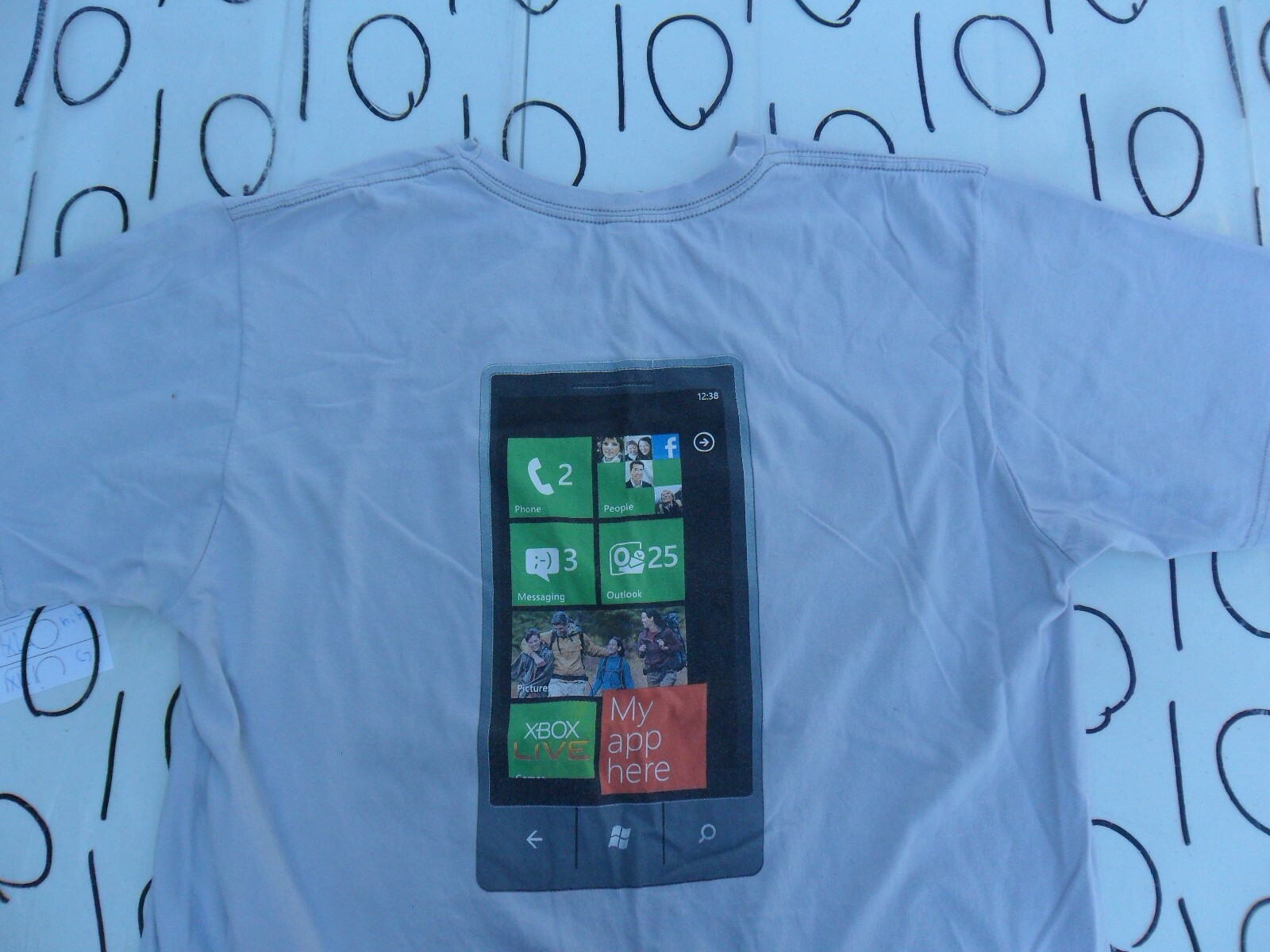 Large Windows phone promo anvil brandT Shirt