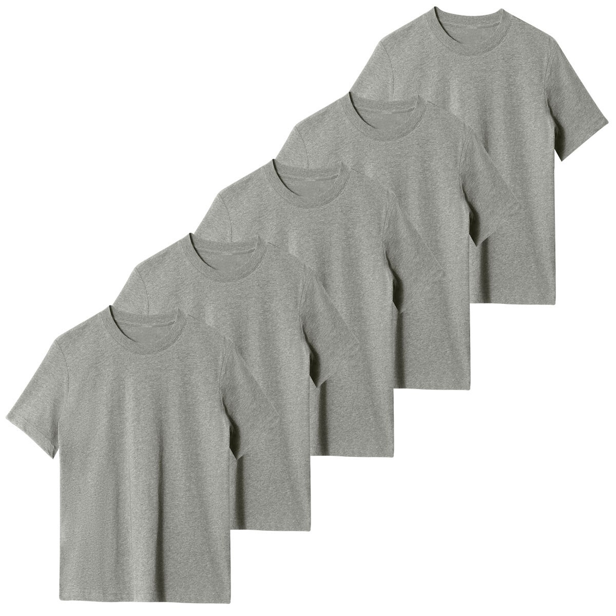 Mens Heavy Blend Plain T-Shirt 100% Cotton High Quality Short Sleeve 3 Pk 5 Pack