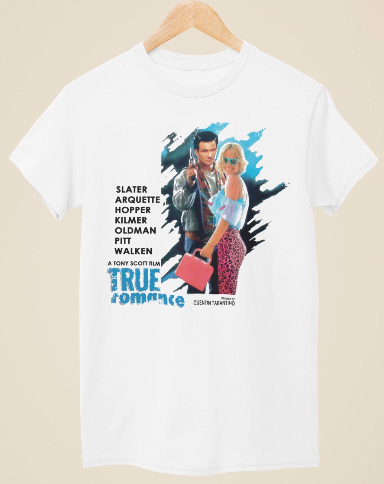True Romance – Movie Poster Inspired Unisex White T-Shirt