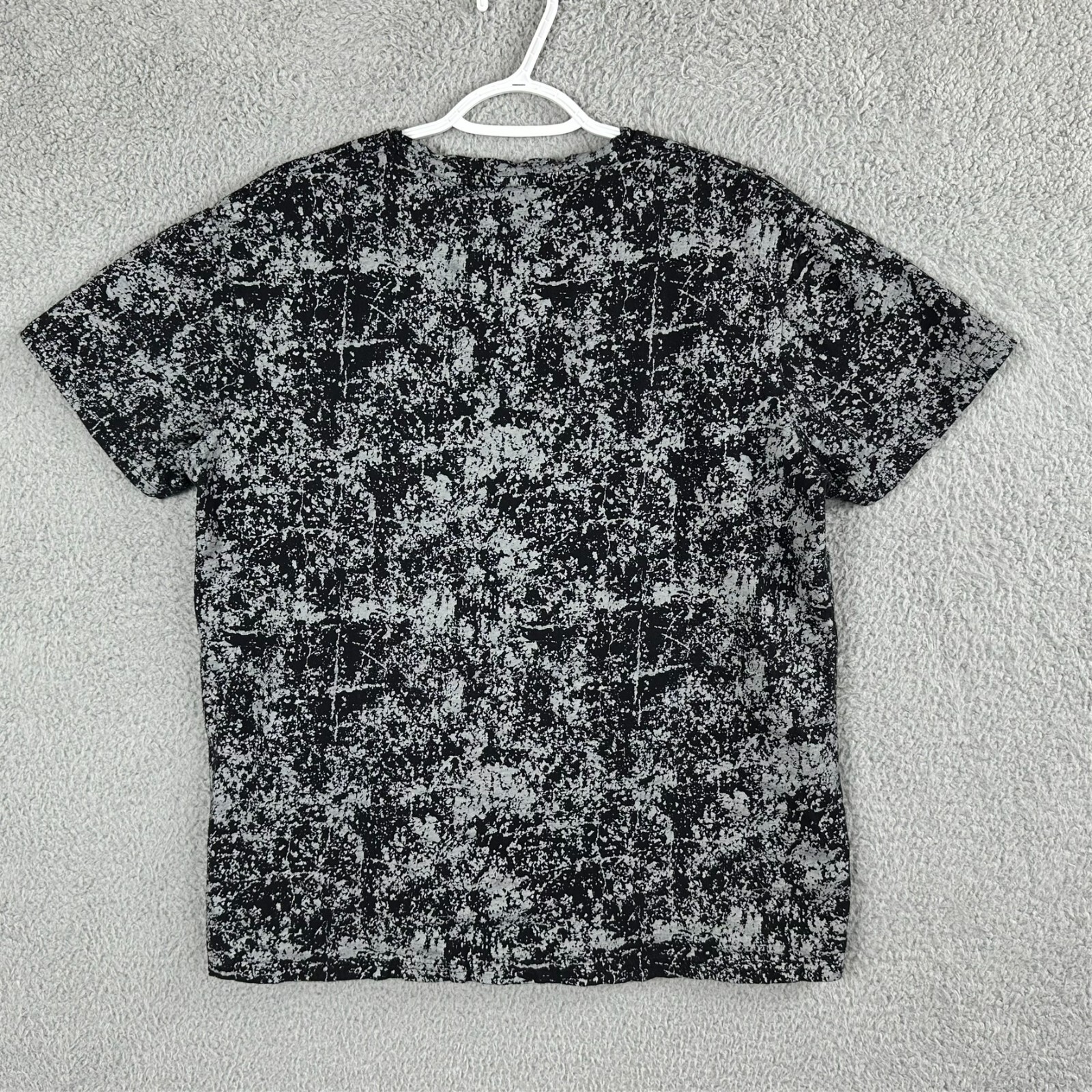 Phat Farm t shirt adult medium black digital print camo short sleeve cotton