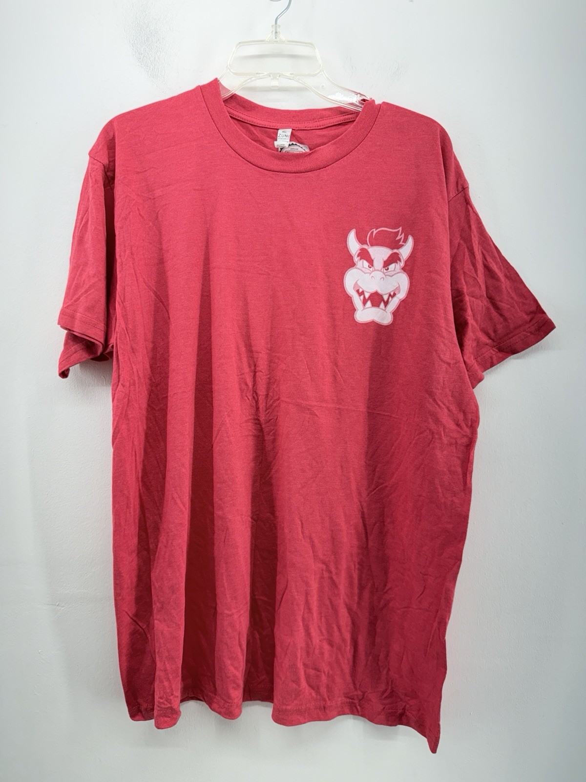 Nintendo Bowser Mens Red Short Sleeve T-shirt Size XL