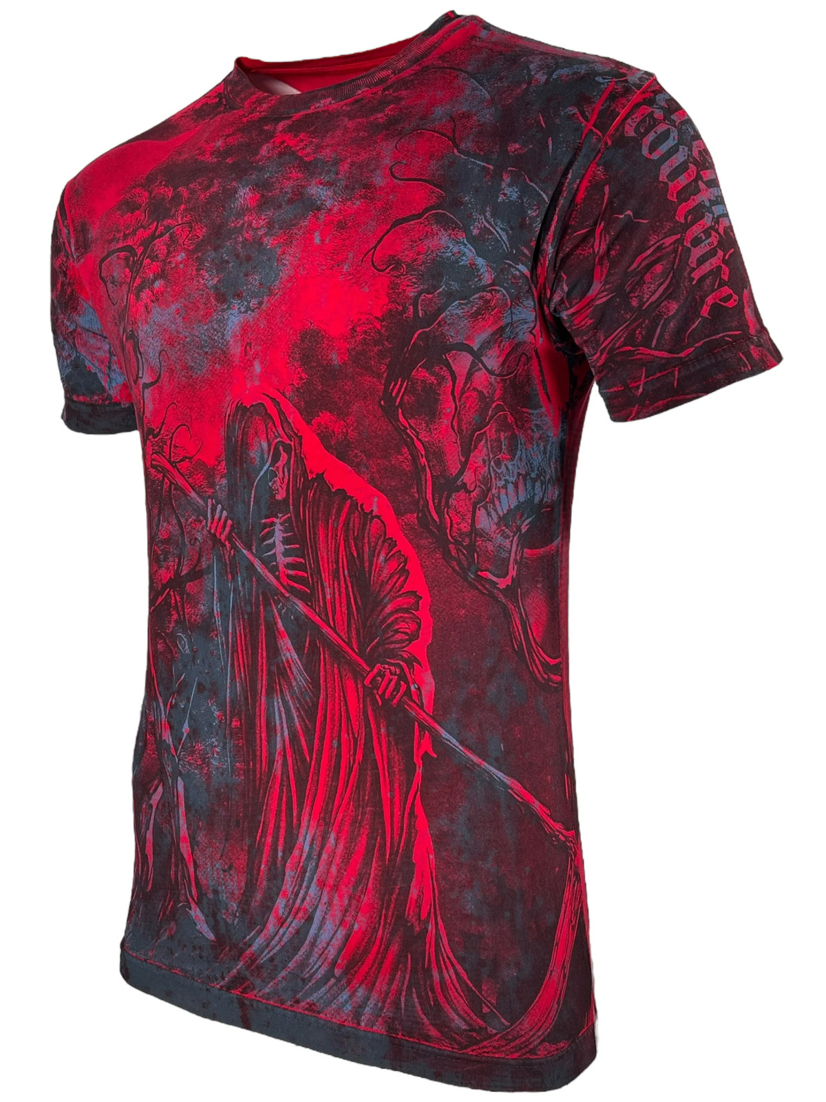 Xtreme Couture By Affliction Men’s T-shirt Sorrow Biker Tattoo White