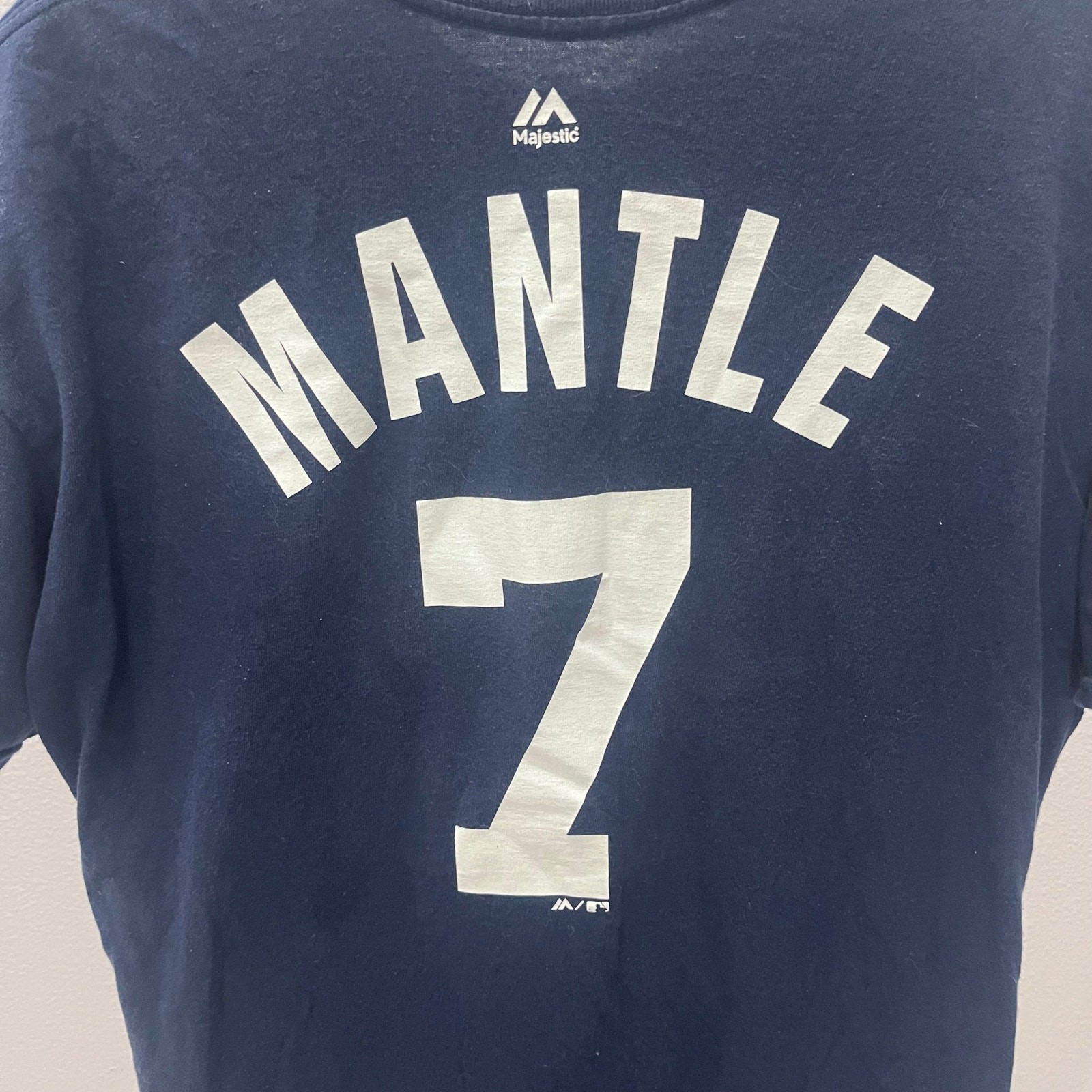 New York Yankees Mickey Mantle Majestic Cooperstown Collection T-shirt ~Men’s XL