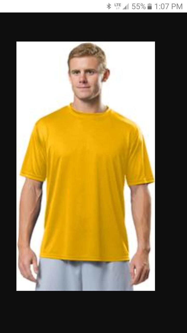 Mens 3X A4 Marathon Performance S.Sleeve Moisture Wick TShirts New 4 colors