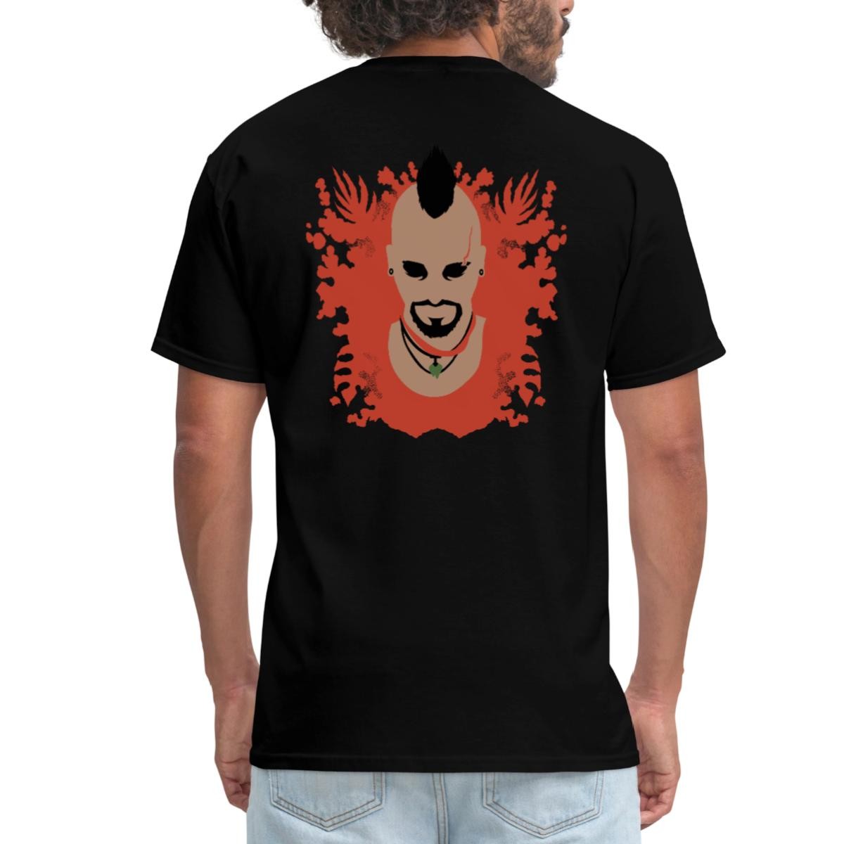 Far Cry 3 Chest Logo And Villain Vaas Montenegro Men’s T-Shirt