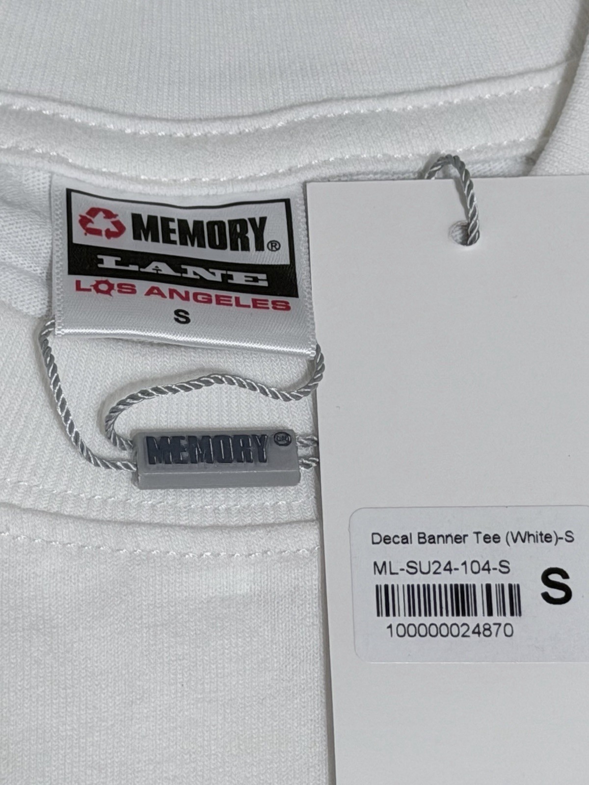 BRAND NEW Memory Lane LA Decal Banner Tee SMALL Crooks And Castles Civil Regime