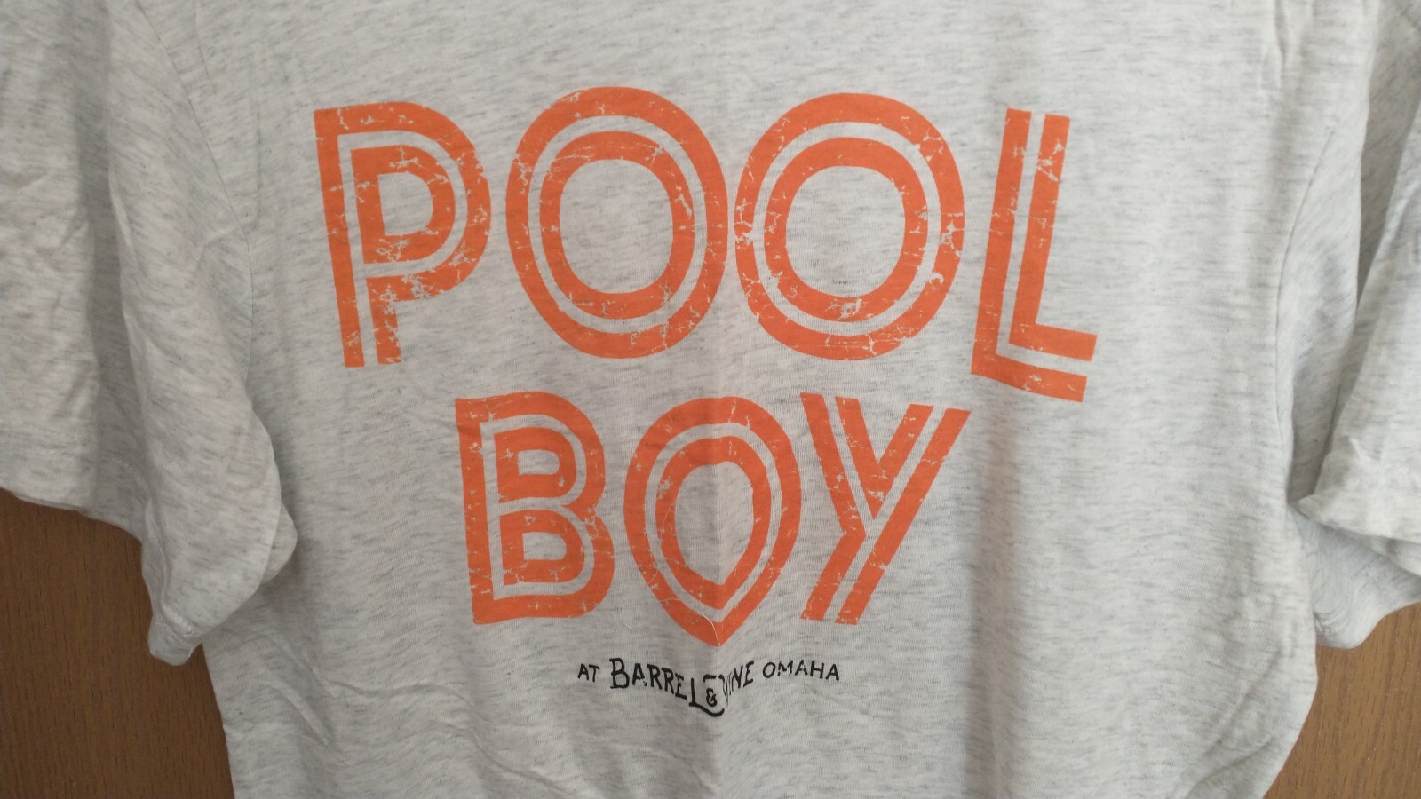 NWOT Lightweight Crewneck Small Lt Gray/Heather Pool Boy SS Sportiqe T-shirt