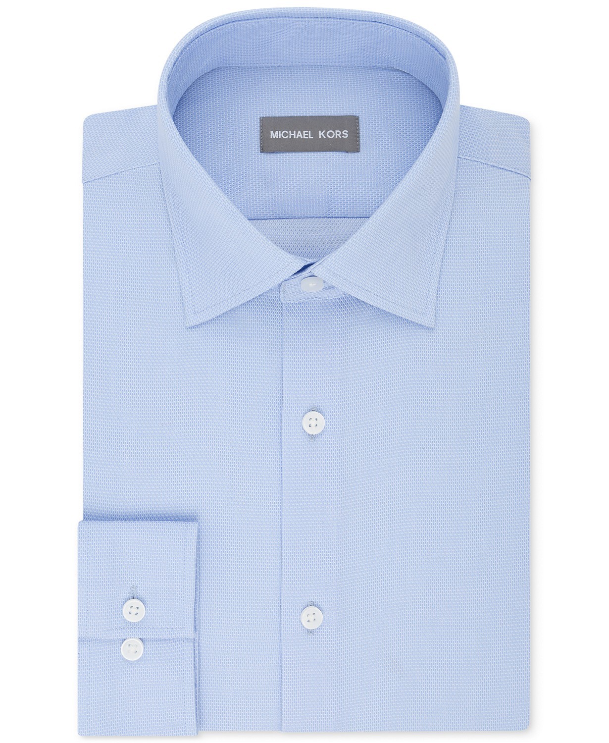 Michael Kors Men’s Regular Fit Airsoft Stretch Non-Iron Performance Solid Dress