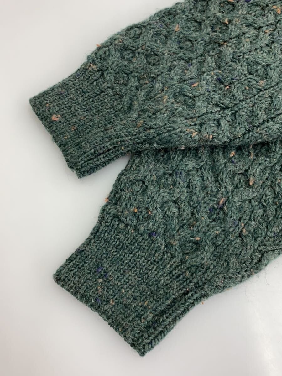 Other Brands: Claudnit Knit Sweater (Thick), XL, Wool, Green, Solid Color