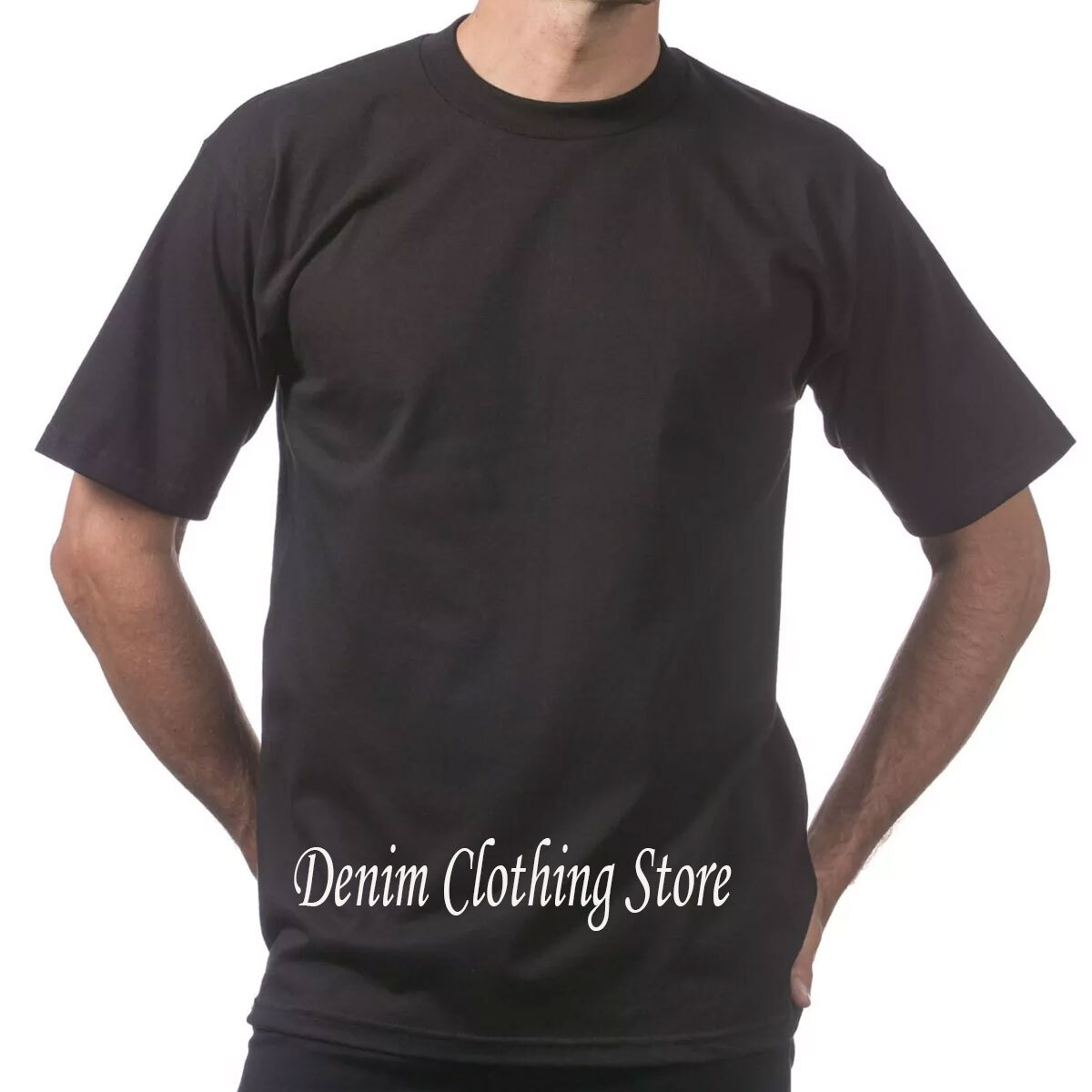 1 NEW PRO CLUB MEN’S BLANK HEAVY WEIGHT CREW NECK SHORT SLEEVE T-SHIRT S – 10XL