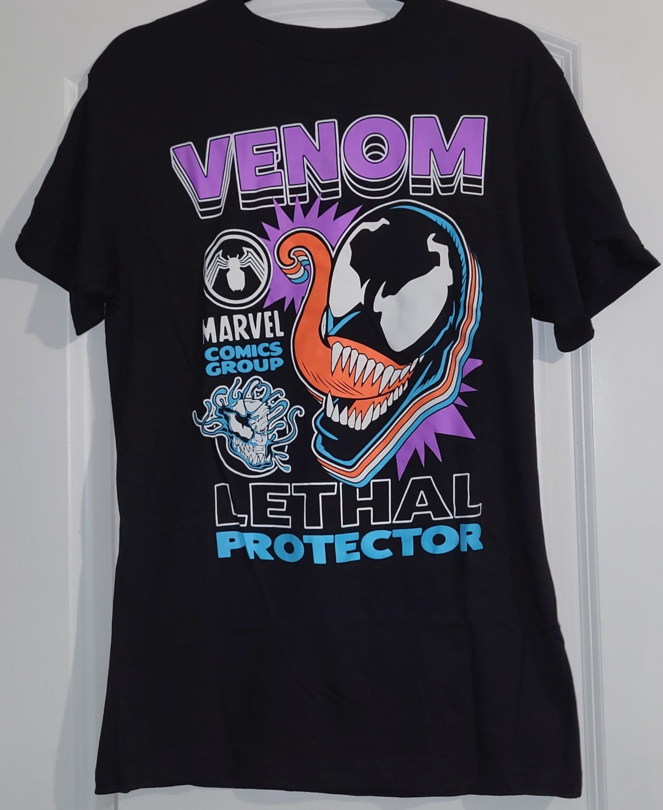 Marvel Comics Venom Lethal Protector Mens Black T Shirt Size M NWT