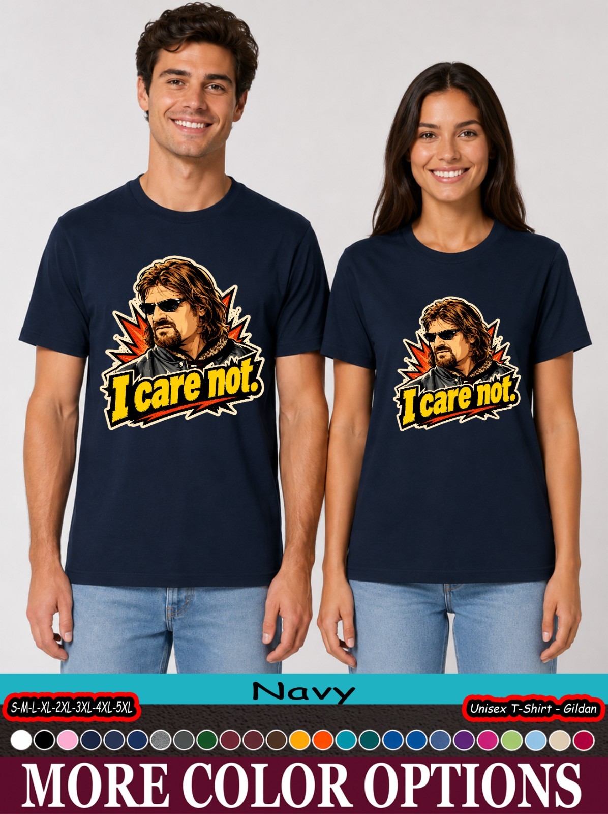 Funny I Care Not Shirt, Medieval Warrior Meme Graphic Tee